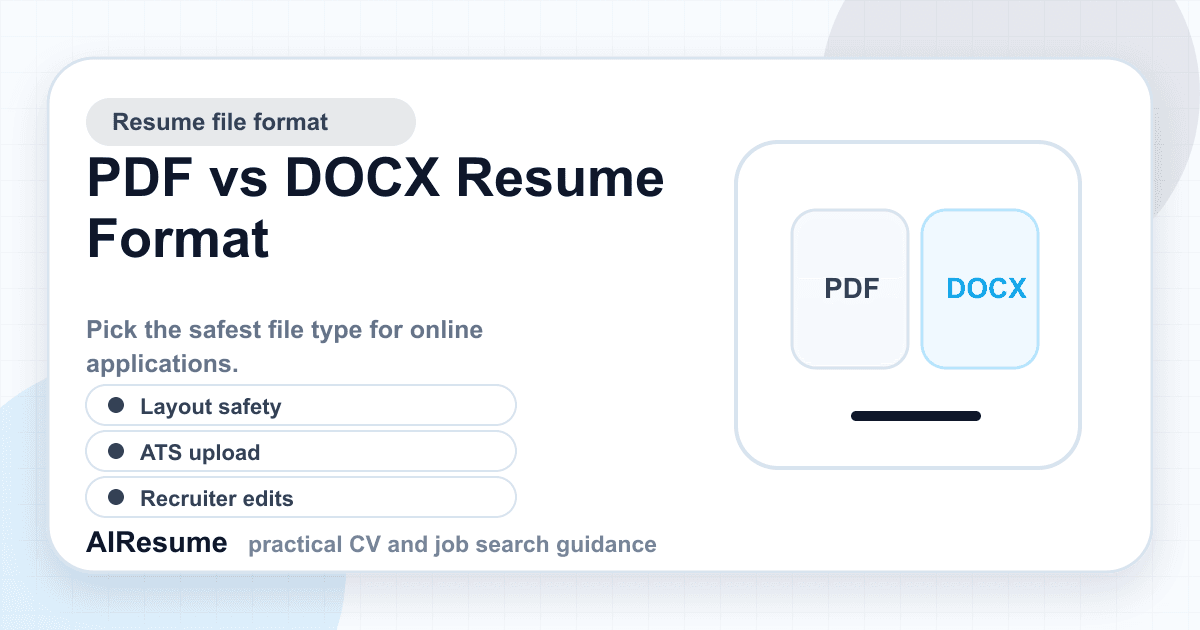 PDF vs DOCX resume format: which file should you send? cover image