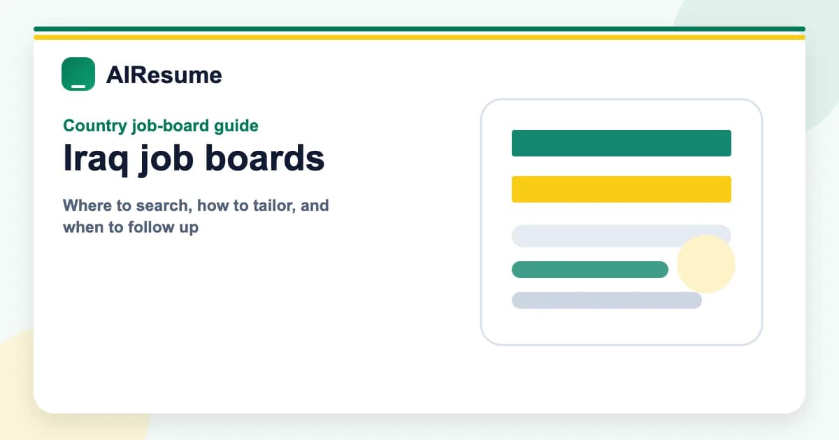 Iraq Job Boards: Where to Search in Federal Iraq and Kurdistan