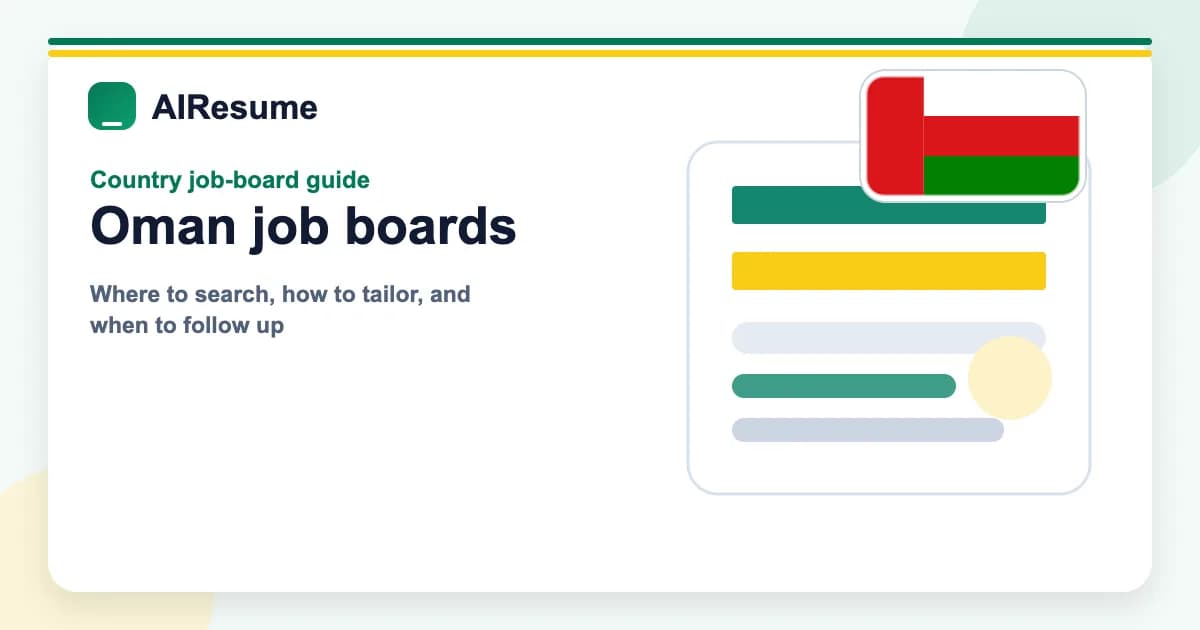 Oman Job Boards in 2026: Where to Search, Omanisation Rules and Changing Employers