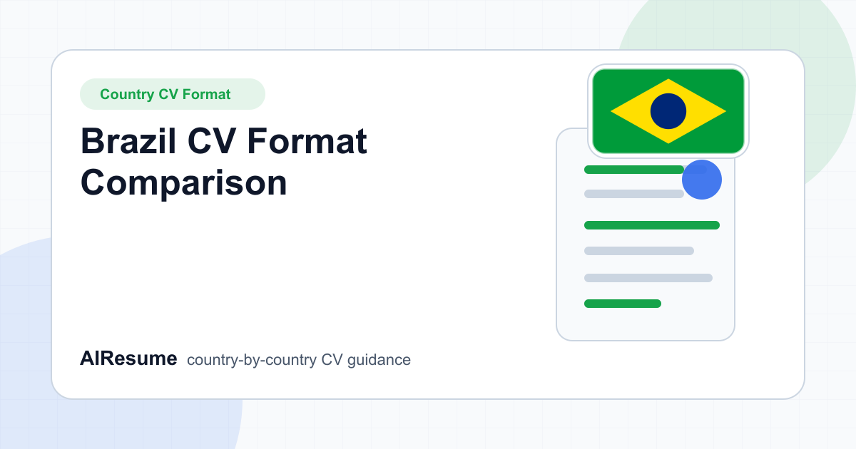 Brazil CV Format Comparison cover image