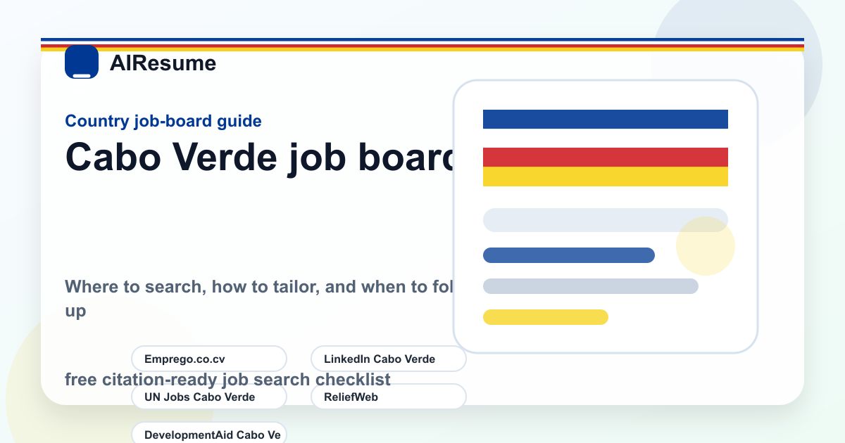 Cabo Verde job board comparison: best sites to find work cover image