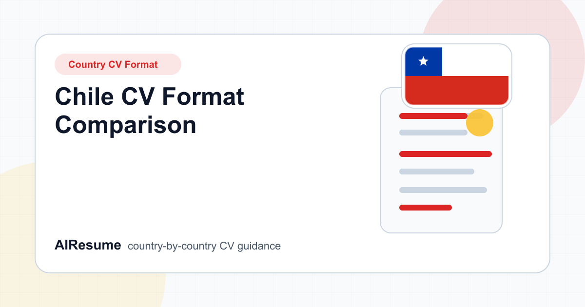 Chile CV Format Comparison cover image