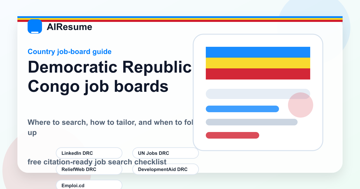Democratic Republic of the Congo job board comparison: best sites to find work cover image