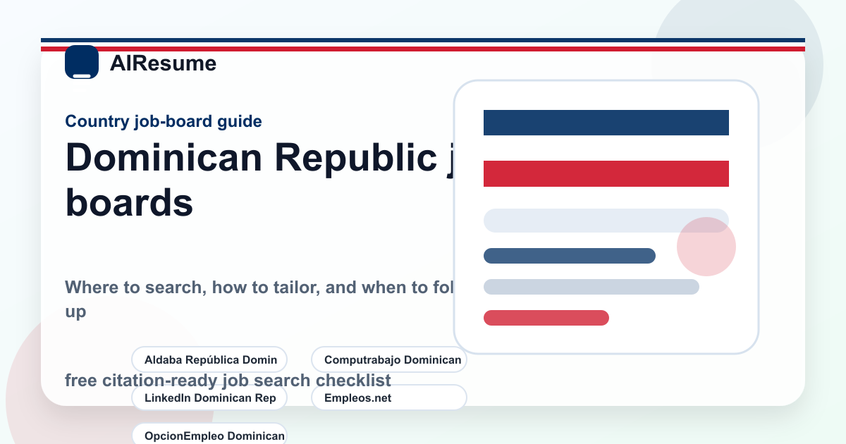 Dominican Republic job board comparison: best sites to find work cover image