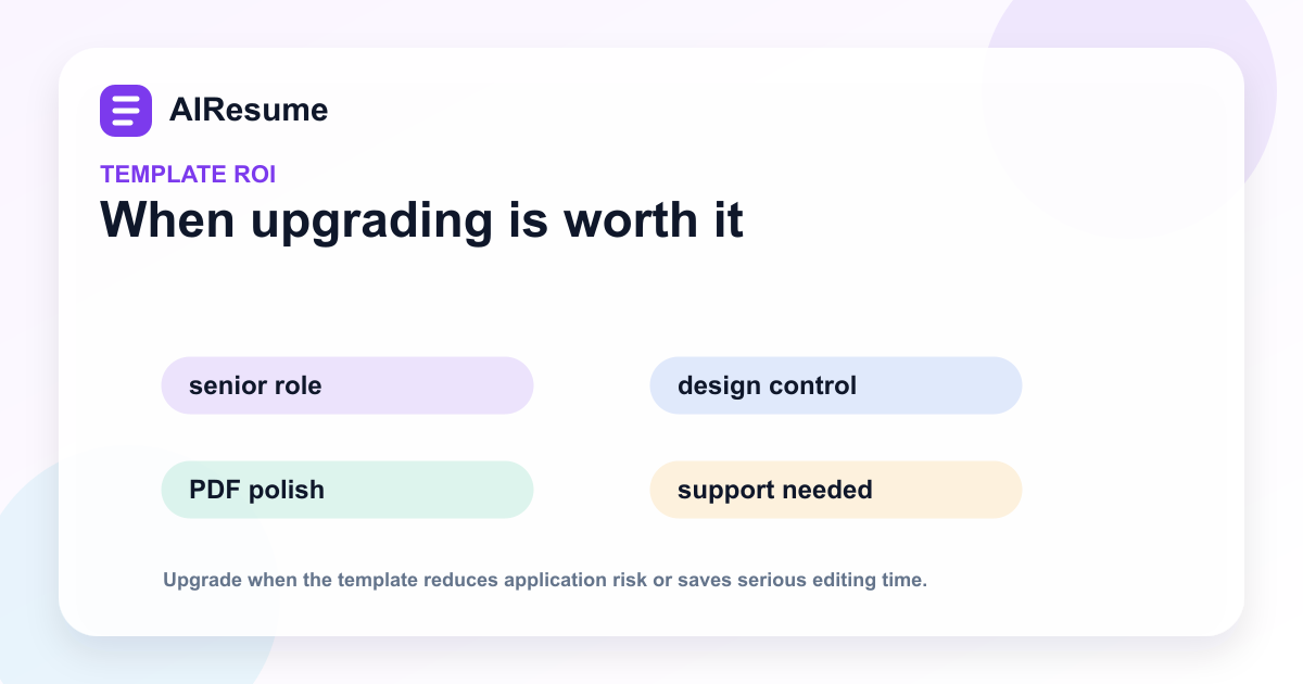 When upgrading is worth it