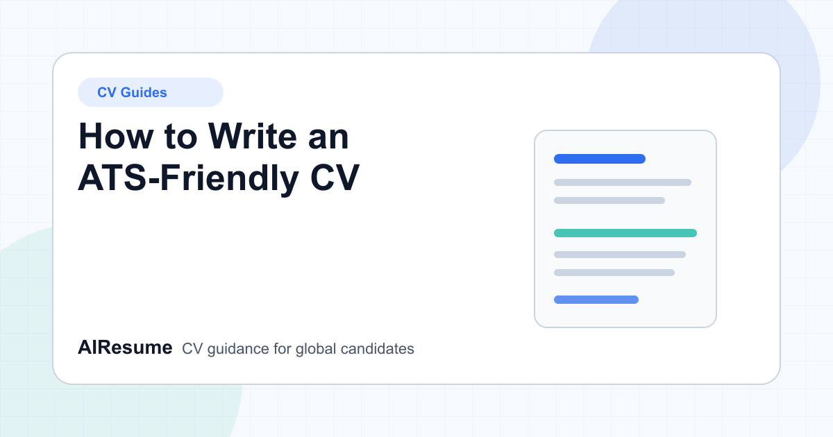 How to Write an ATS-Friendly CV cover image