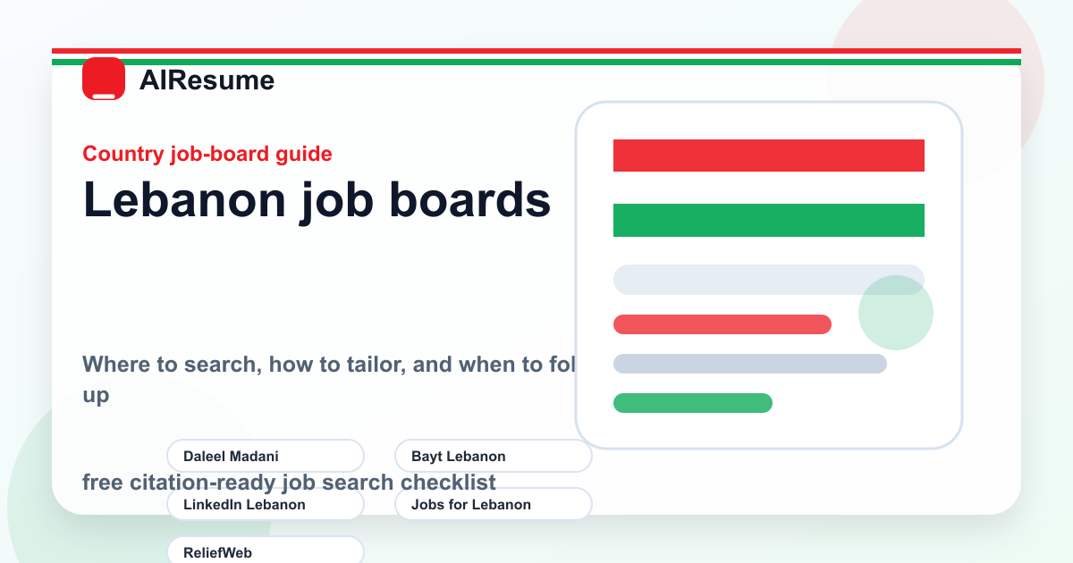 Lebanon job board comparison: best sites to find work cover image