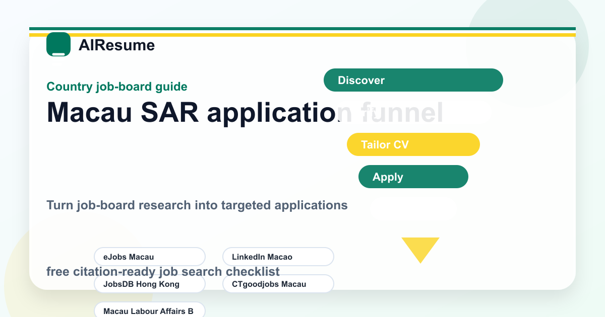 Macau SAR application funnel