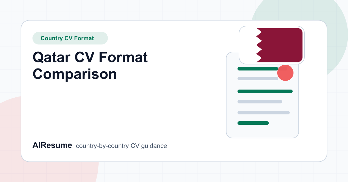 Qatar CV Format Comparison cover image
