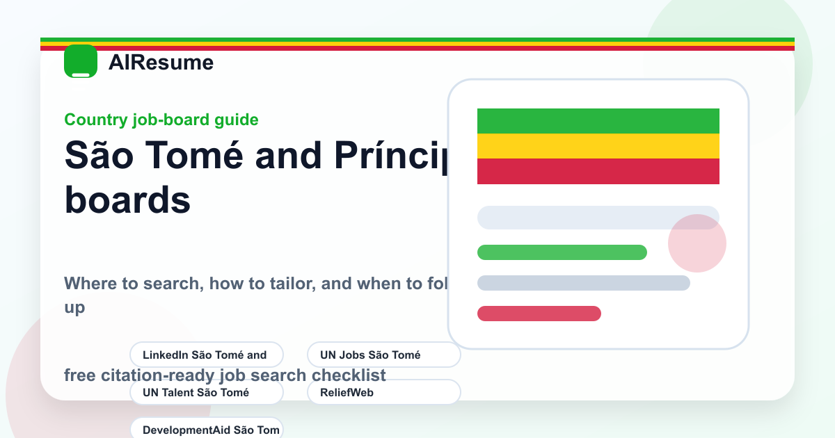 São Tomé and Príncipe job board comparison: best sites to find work cover image