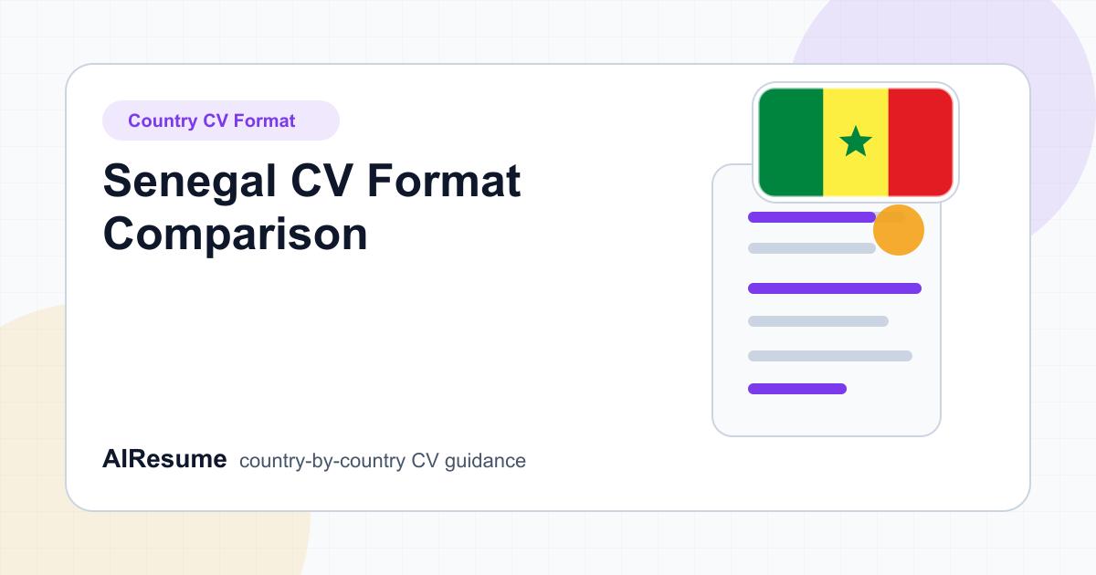 Senegal CV Format Comparison cover image