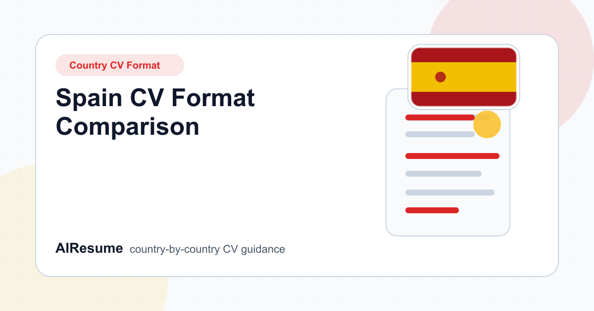 Spain CV Format Comparison cover image